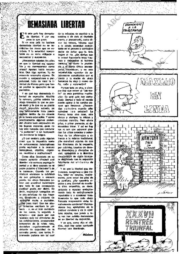 BLANCO Y NEGRO MADRID 13-09-1975 página 74