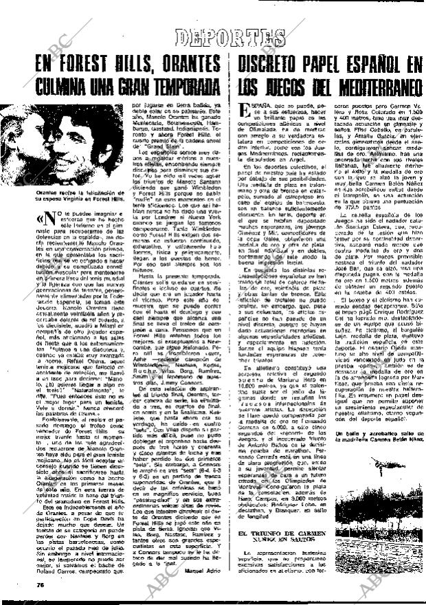 BLANCO Y NEGRO MADRID 13-09-1975 página 76