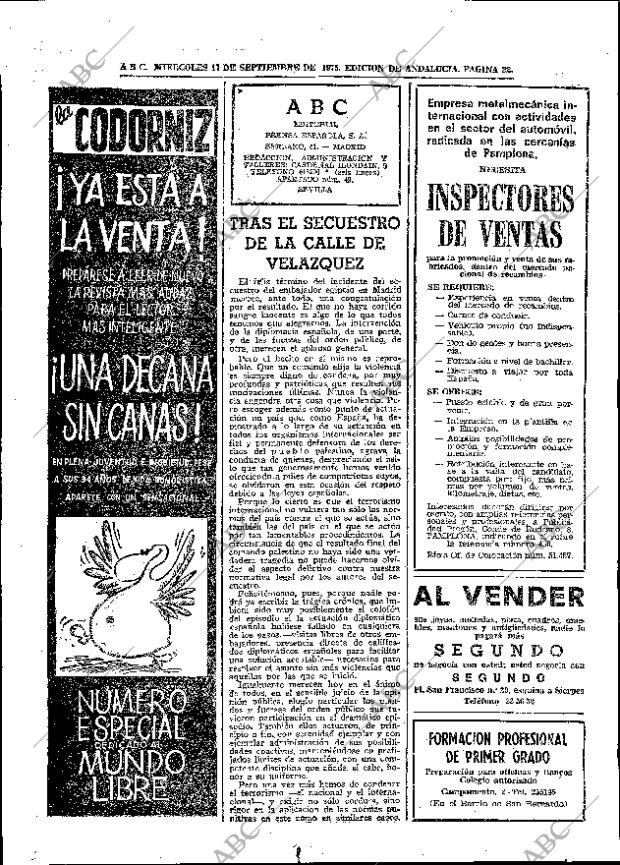 ABC SEVILLA 17-09-1975 página 22