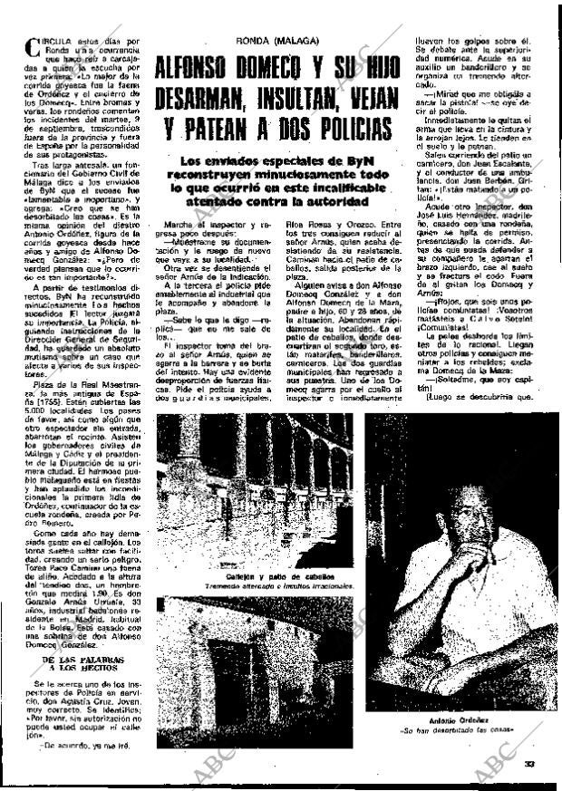 BLANCO Y NEGRO MADRID 20-09-1975 página 33