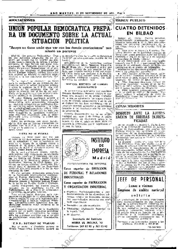 ABC MADRID 23-09-1975 página 22