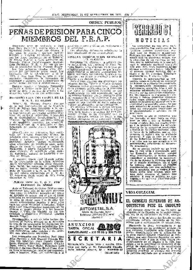 ABC MADRID 24-09-1975 página 21