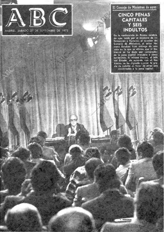 ABC MADRID 27-09-1975 página 1