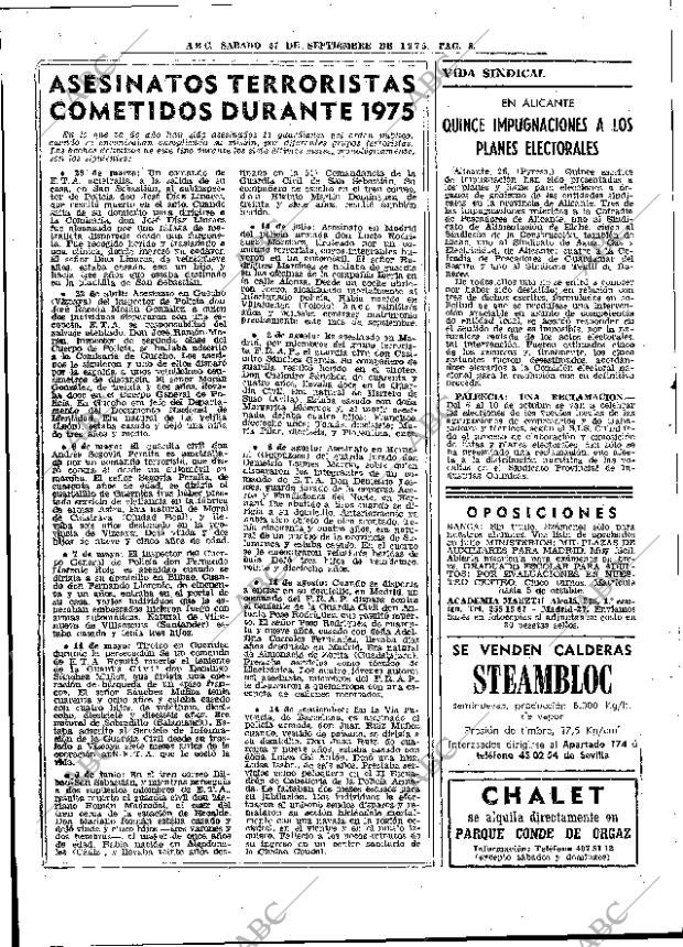 ABC MADRID 27-09-1975 página 22