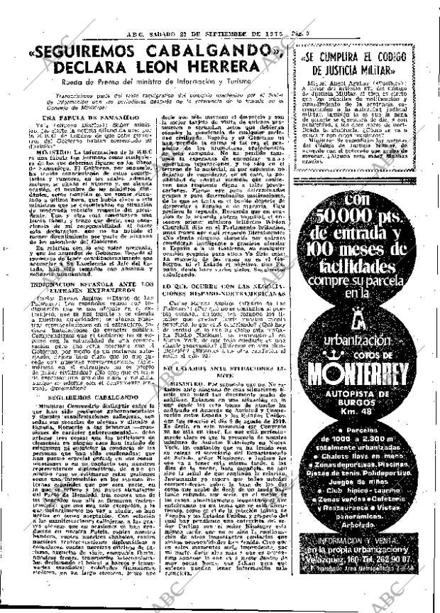 ABC MADRID 27-09-1975 página 23