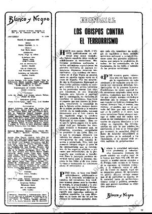 BLANCO Y NEGRO MADRID 27-09-1975 página 11