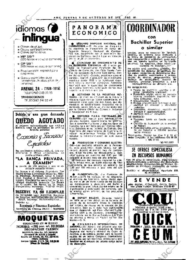 ABC MADRID 09-10-1975 página 62