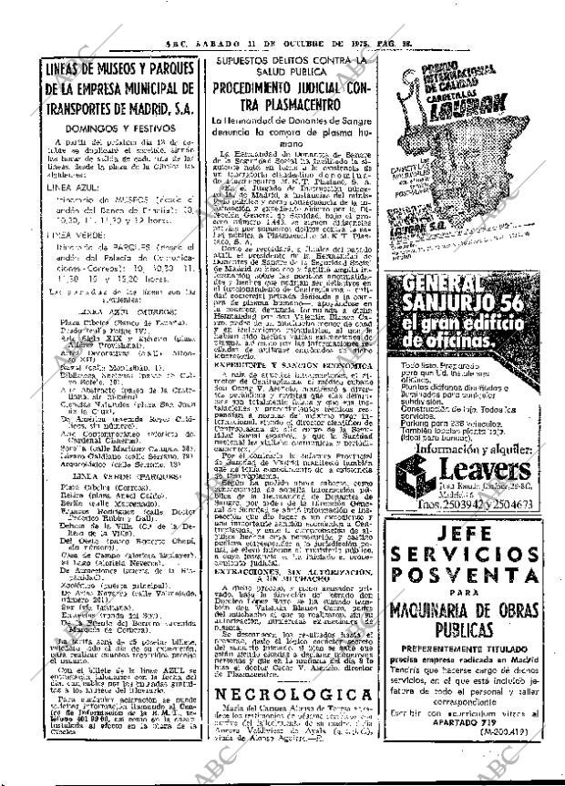 ABC MADRID 11-10-1975 página 62