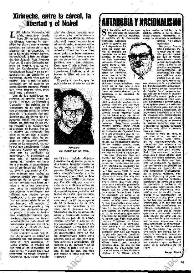 BLANCO Y NEGRO MADRID 11-10-1975 página 33