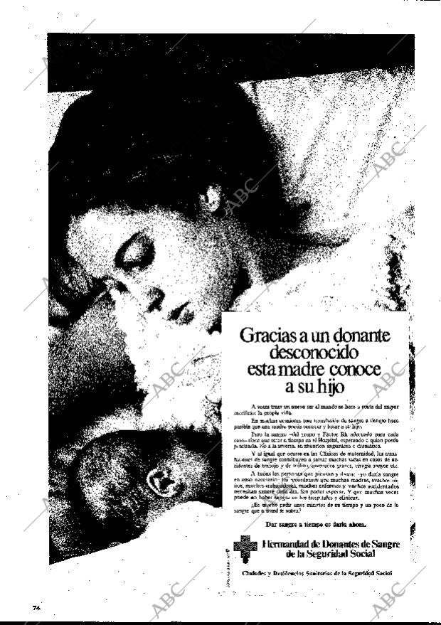 BLANCO Y NEGRO MADRID 11-10-1975 página 74