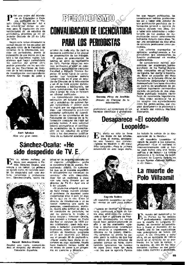 BLANCO Y NEGRO MADRID 11-10-1975 página 85