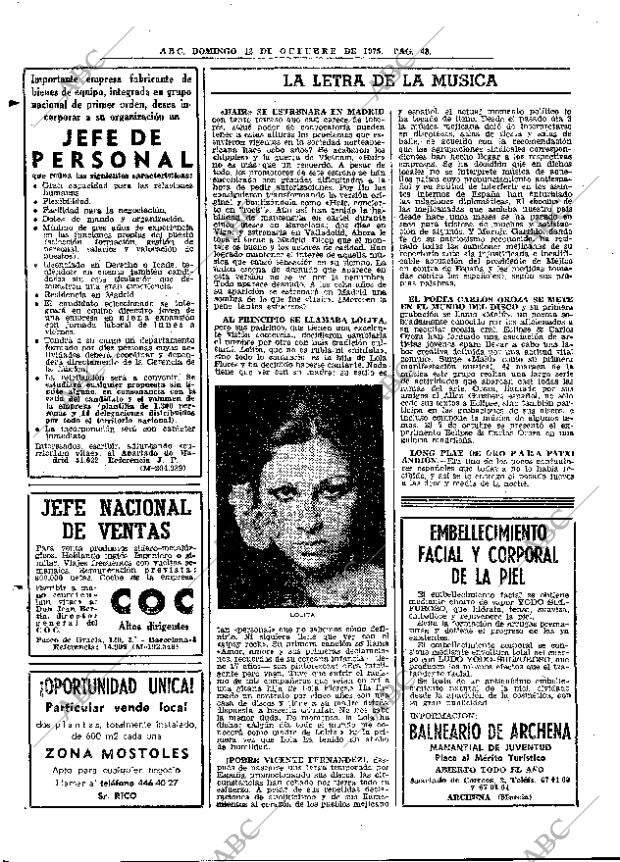 ABC MADRID 12-10-1975 página 62