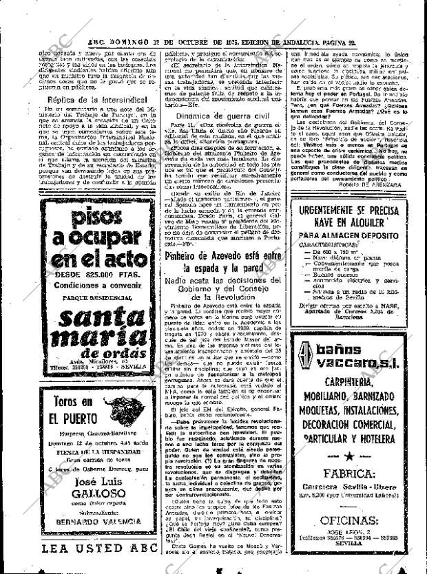 ABC SEVILLA 12-10-1975 página 32