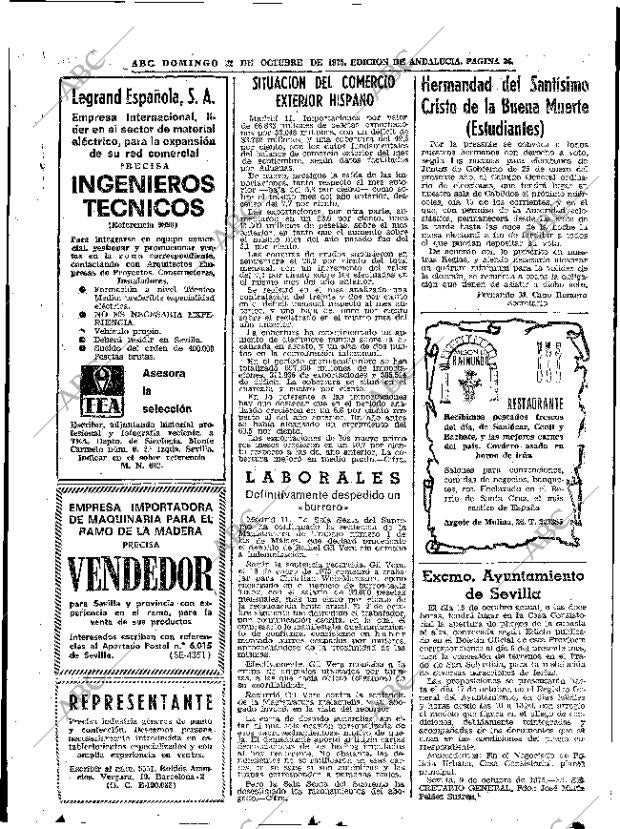 ABC SEVILLA 12-10-1975 página 36