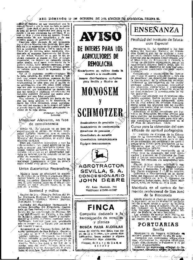 ABC SEVILLA 12-10-1975 página 52