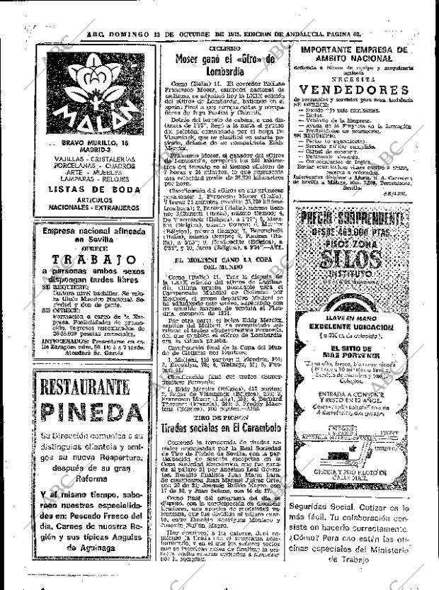 ABC SEVILLA 12-10-1975 página 62