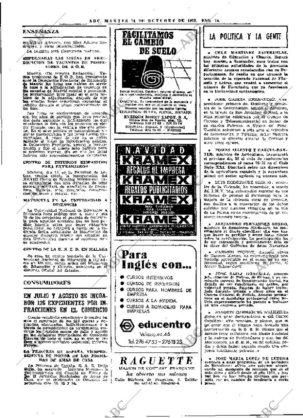 ABC MADRID 14-10-1975 página 30