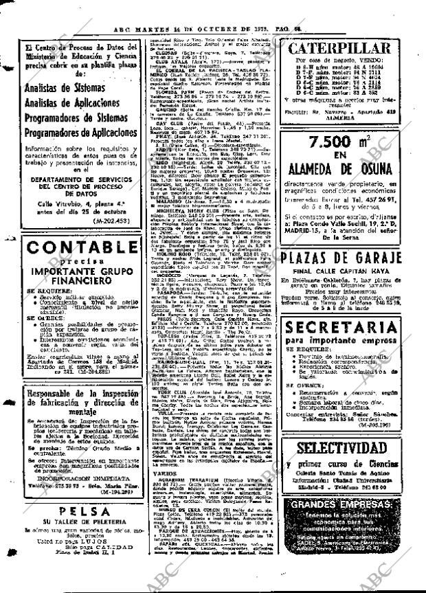 ABC MADRID 14-10-1975 página 74
