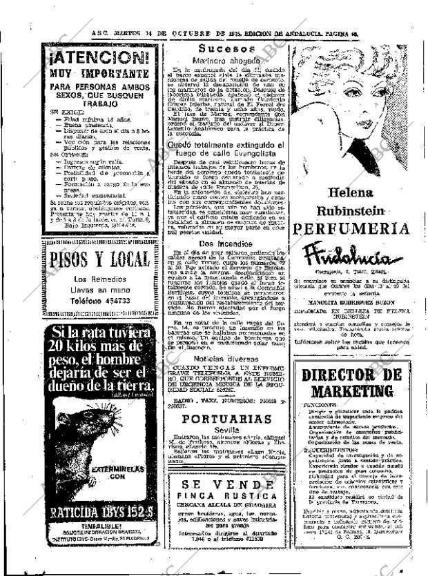 ABC SEVILLA 14-10-1975 página 40