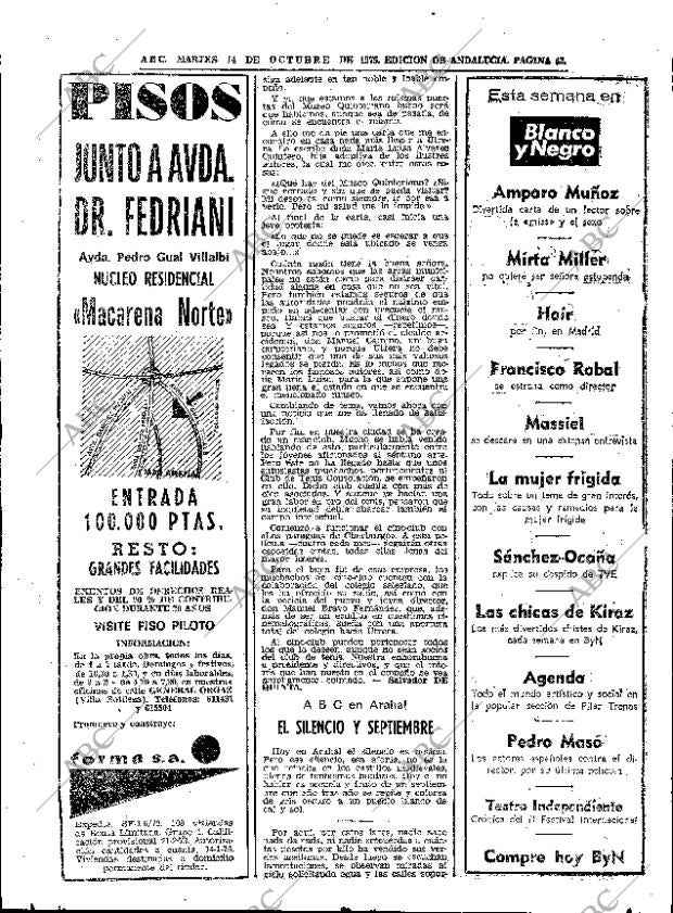 ABC SEVILLA 14-10-1975 página 42
