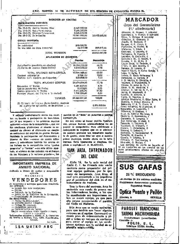 ABC SEVILLA 14-10-1975 página 51