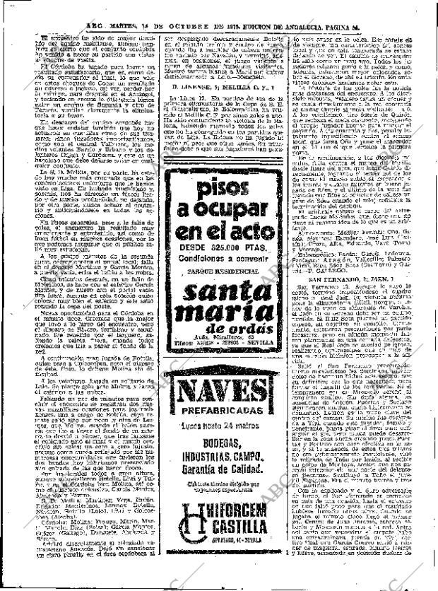 ABC SEVILLA 14-10-1975 página 54