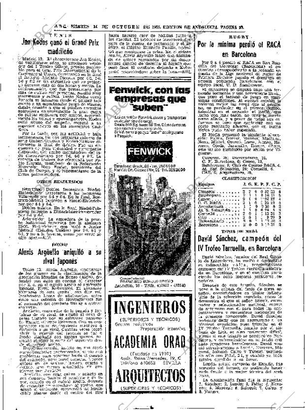 ABC SEVILLA 14-10-1975 página 57