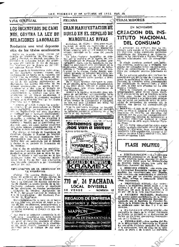 ABC MADRID 17-10-1975 página 30