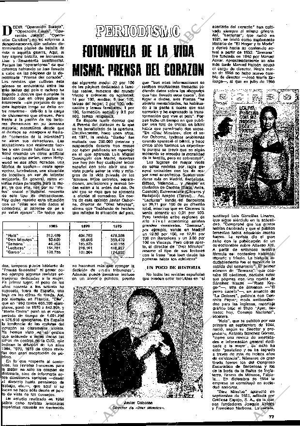 BLANCO Y NEGRO MADRID 18-10-1975 página 77