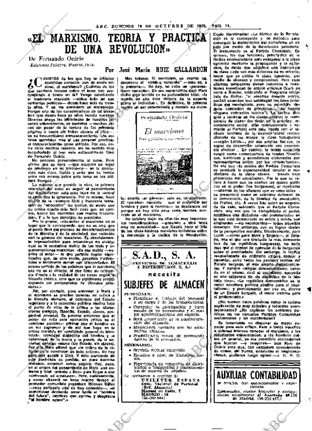 ABC MADRID 19-10-1975 página 67