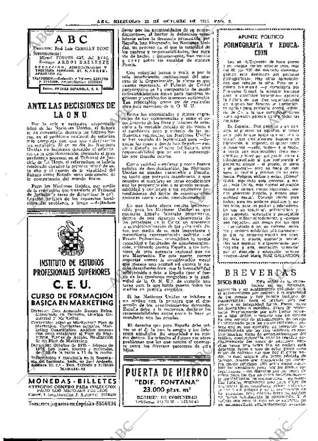 ABC MADRID 22-10-1975 página 19