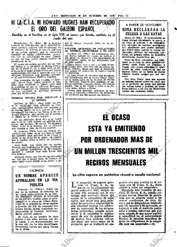 ABC MADRID 22-10-1975 página 91