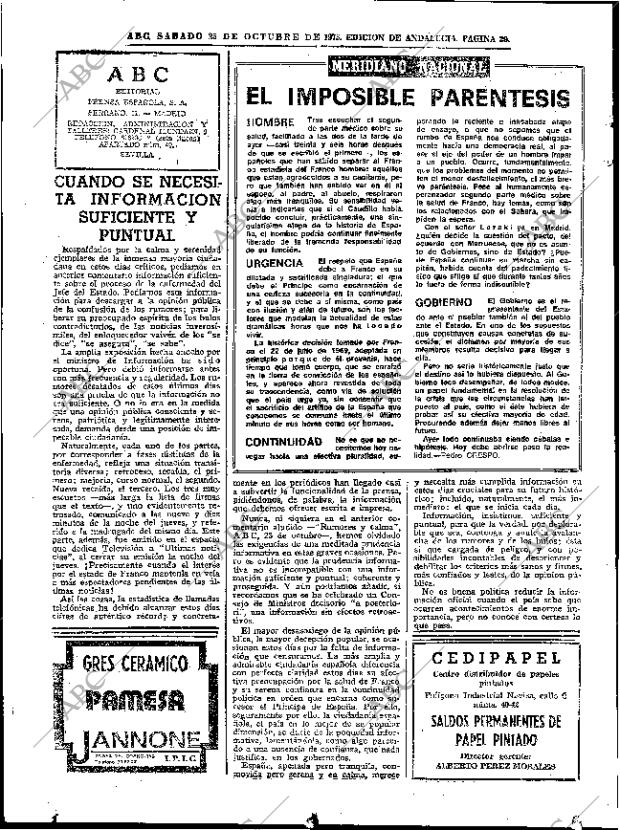 ABC SEVILLA 25-10-1975 página 20