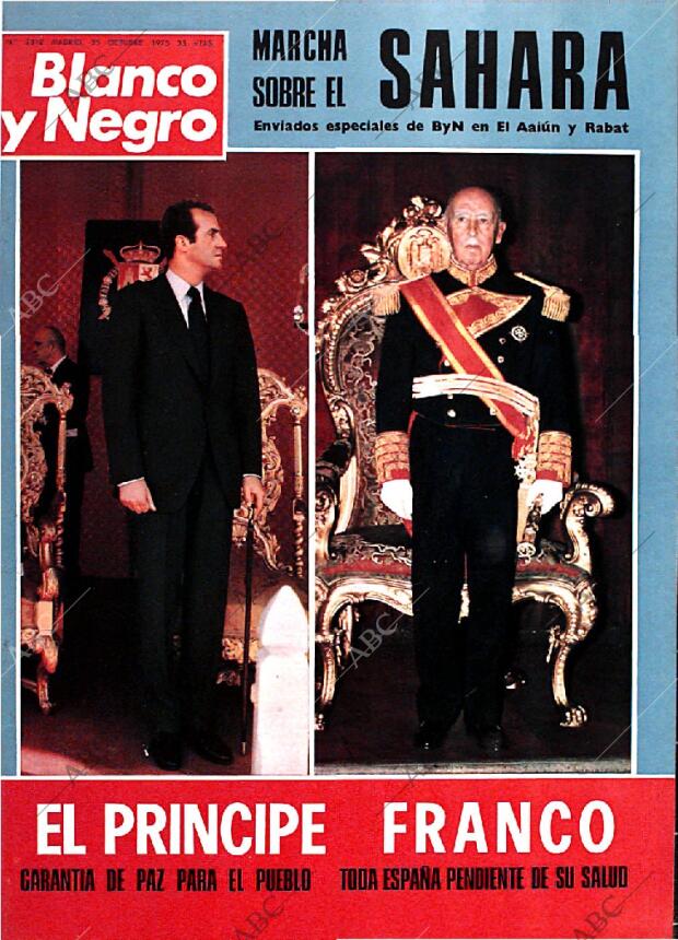 BLANCO Y NEGRO MADRID 25-10-1975 página 1