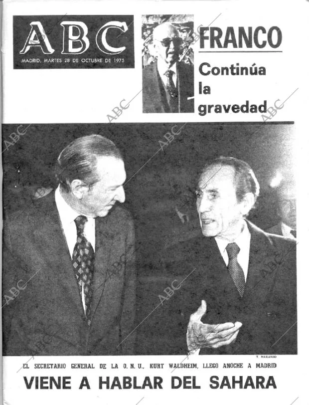 ABC MADRID 28-10-1975 página 1