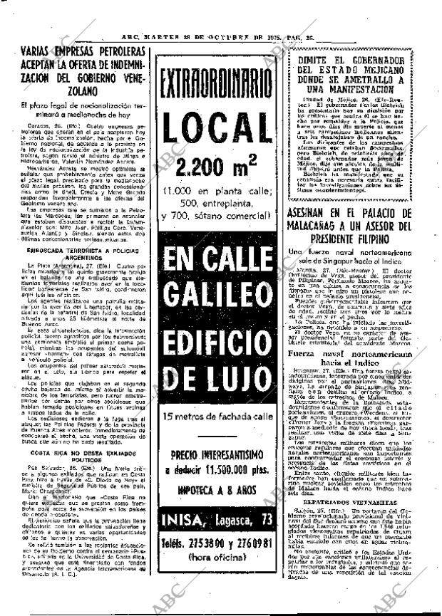 ABC MADRID 28-10-1975 página 42