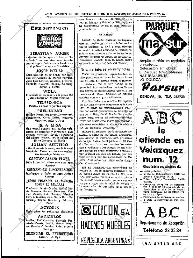 ABC SEVILLA 28-10-1975 página 22
