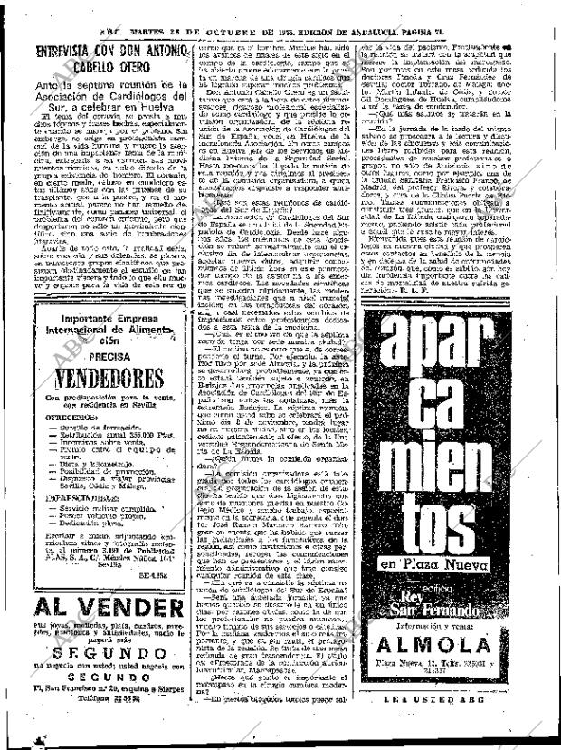 ABC SEVILLA 28-10-1975 página 71