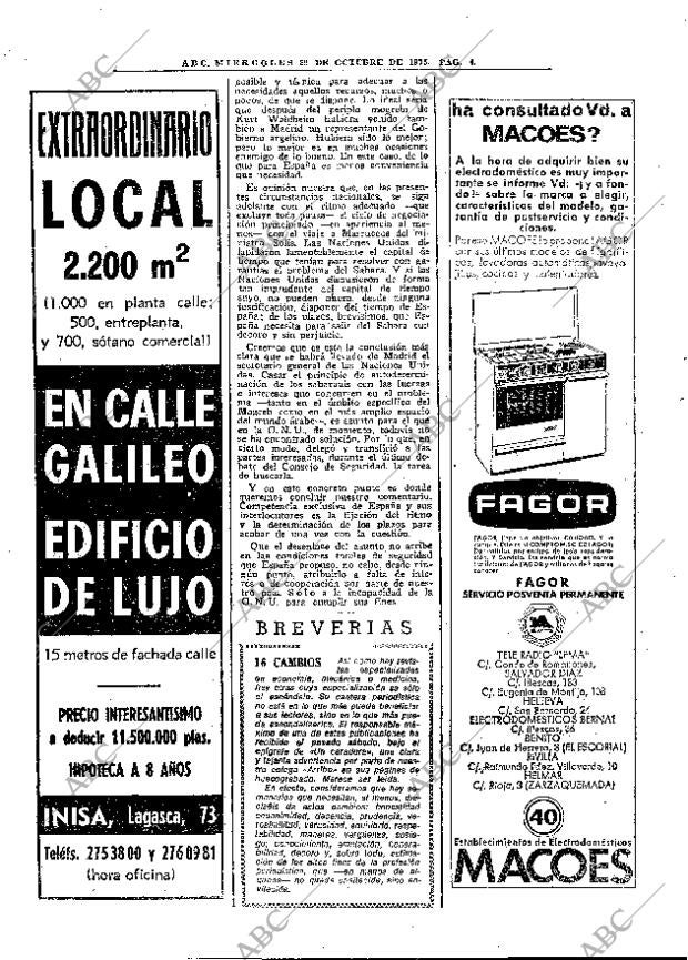 ABC MADRID 29-10-1975 página 28