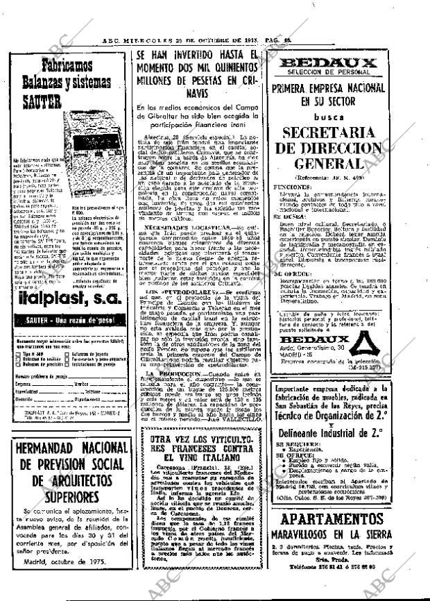 ABC MADRID 29-10-1975 página 70