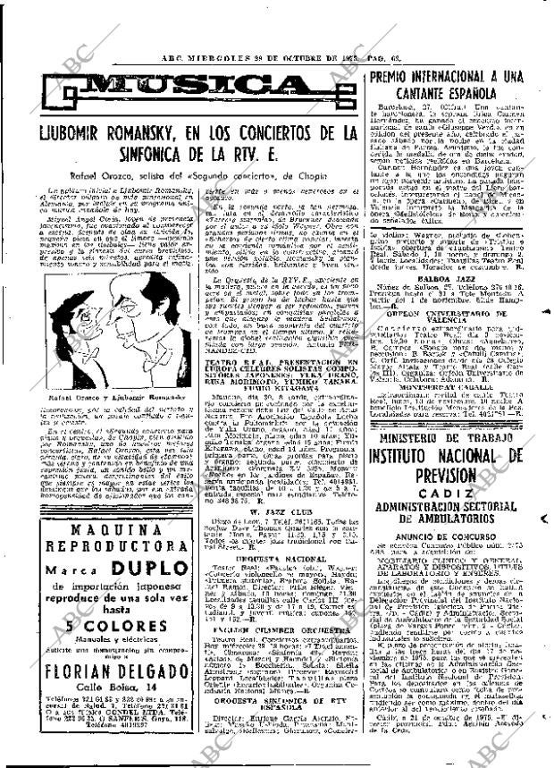 ABC MADRID 29-10-1975 página 87