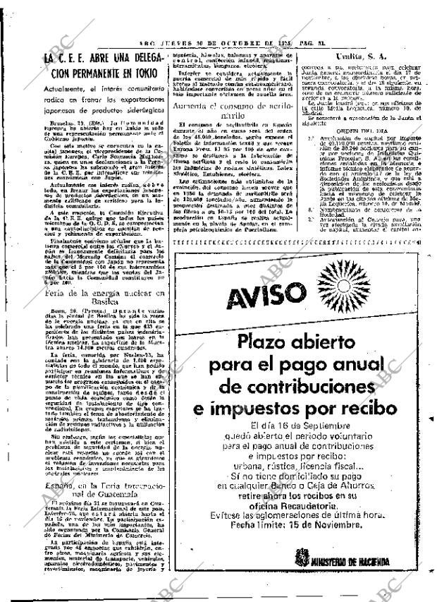 ABC MADRID 30-10-1975 página 75