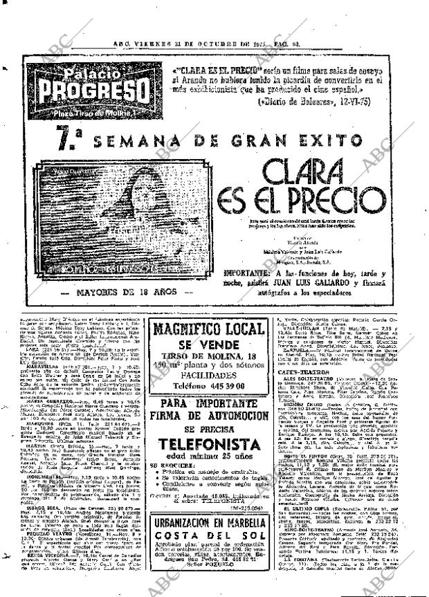 ABC MADRID 31-10-1975 página 72