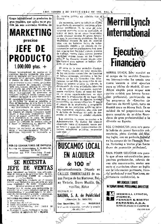 ABC MADRID 01-11-1975 página 16