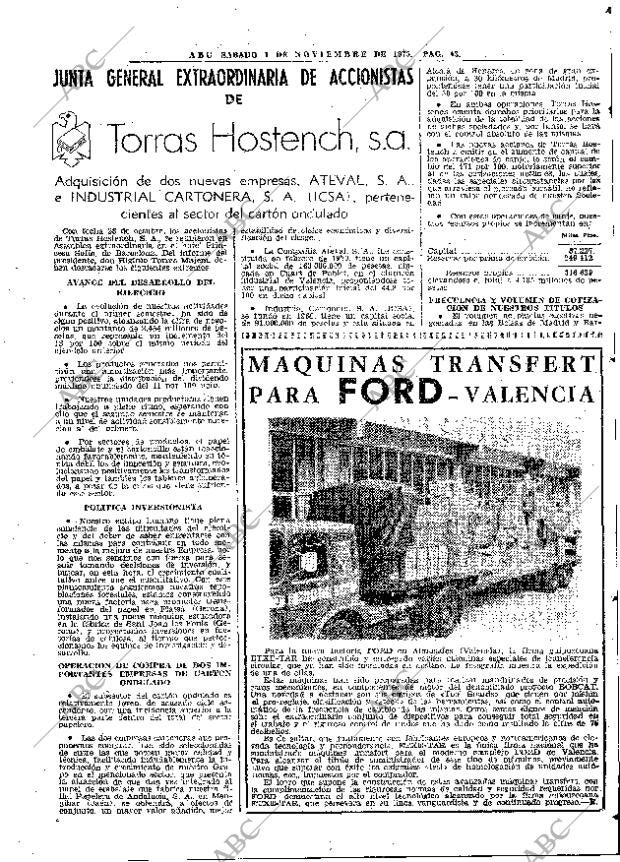 ABC MADRID 01-11-1975 página 55