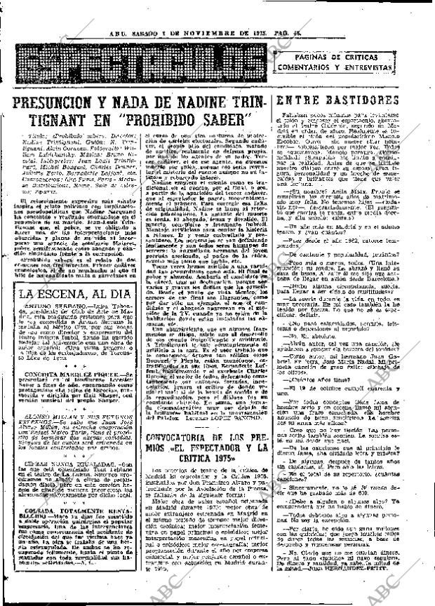 ABC MADRID 01-11-1975 página 58