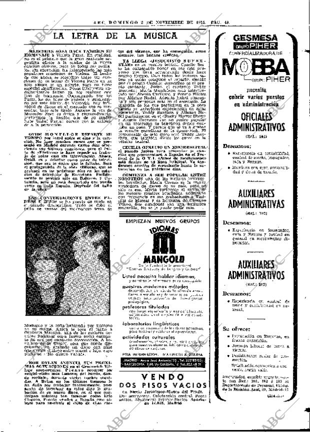 ABC MADRID 02-11-1975 página 65