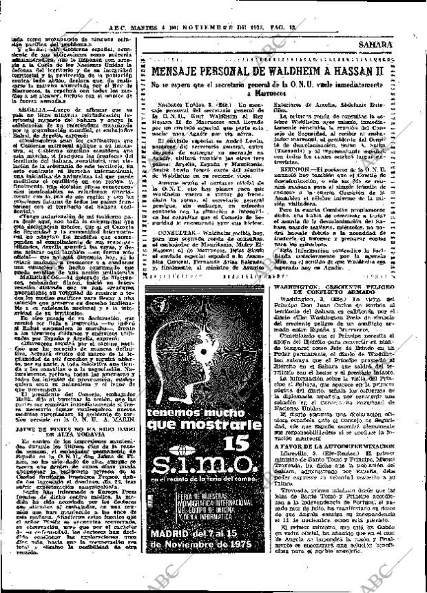 ABC MADRID 04-11-1975 página 36