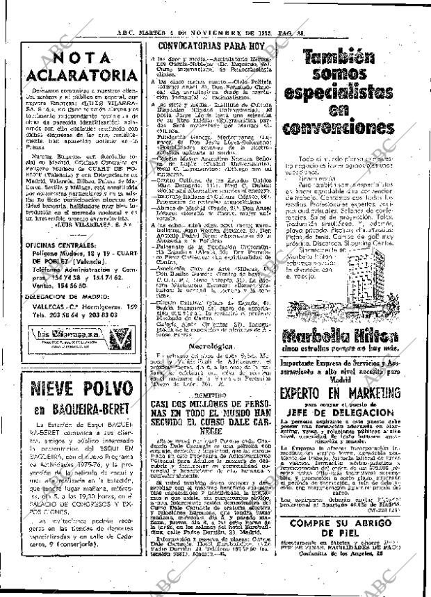 ABC MADRID 04-11-1975 página 62