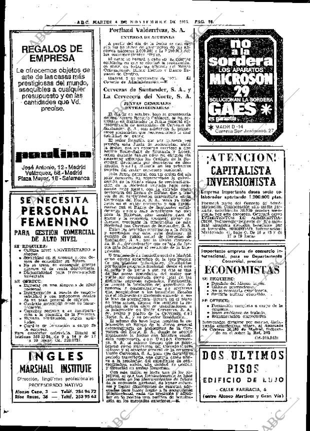 ABC MADRID 04-11-1975 página 74